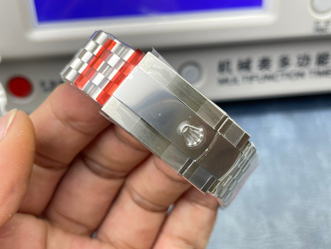 Rolex Date Just Grey Dial Jubilee