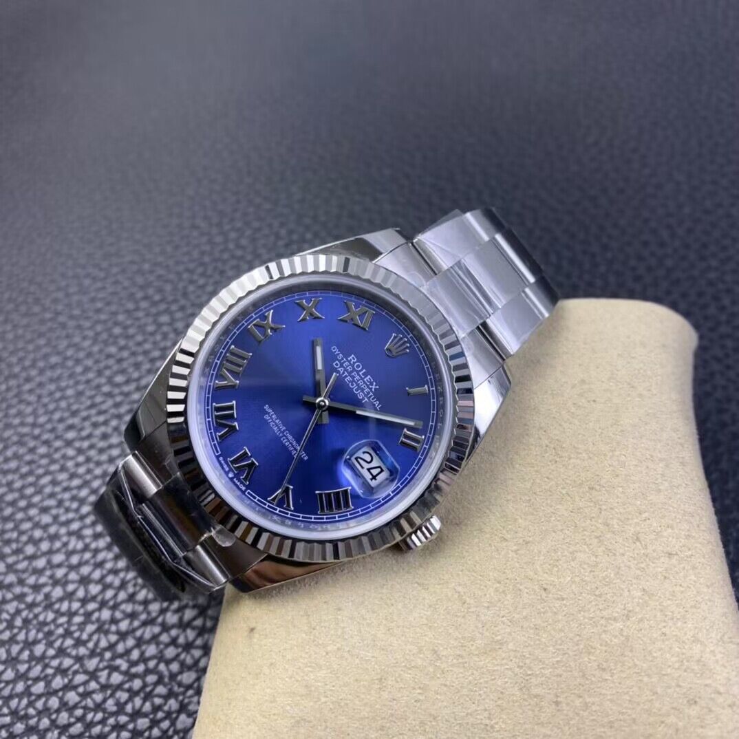 Rolex Date Just Blue Dial Oyster