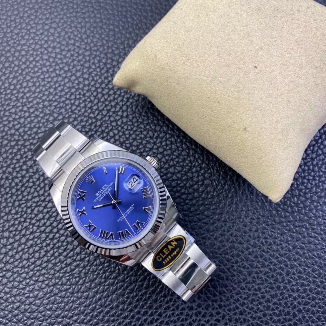 Rolex Date Just Blue Dial Oyster