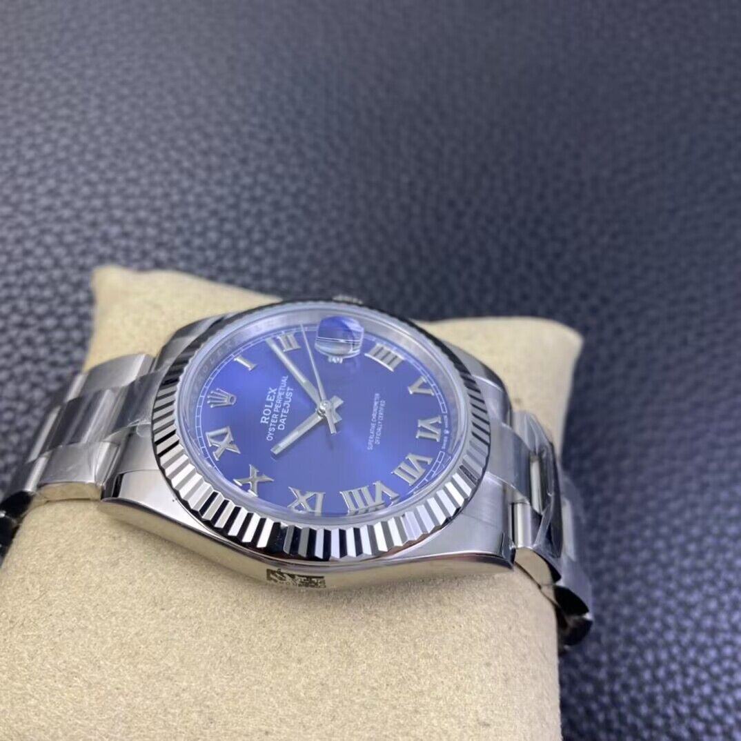 Rolex Date Just Blue Dial Oyster
