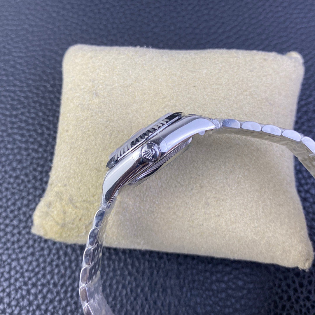 Rolex Date Just 36 mm Pink Dial Jubilee